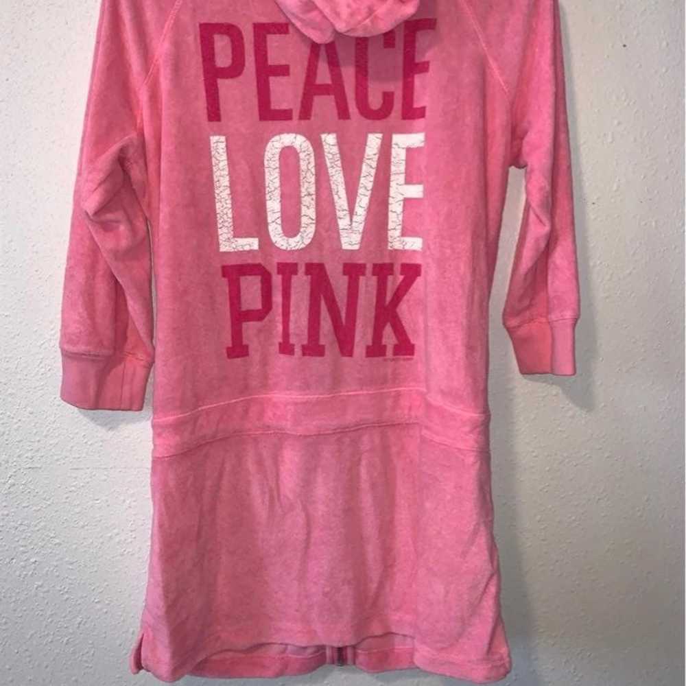 Vintage PINK Victoria's Secret Peace Love Pink to… - image 2