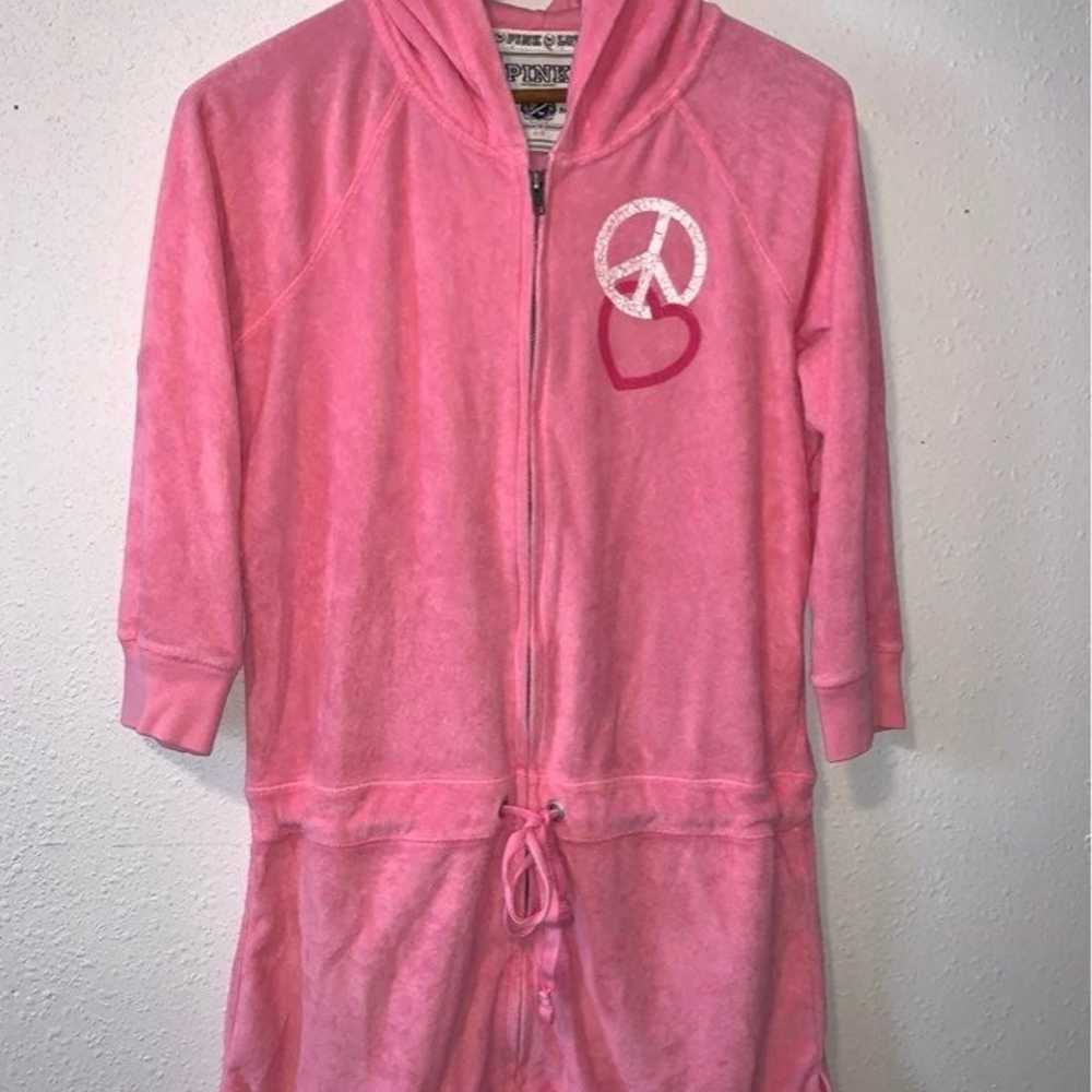 Vintage PINK Victoria's Secret Peace Love Pink to… - image 7