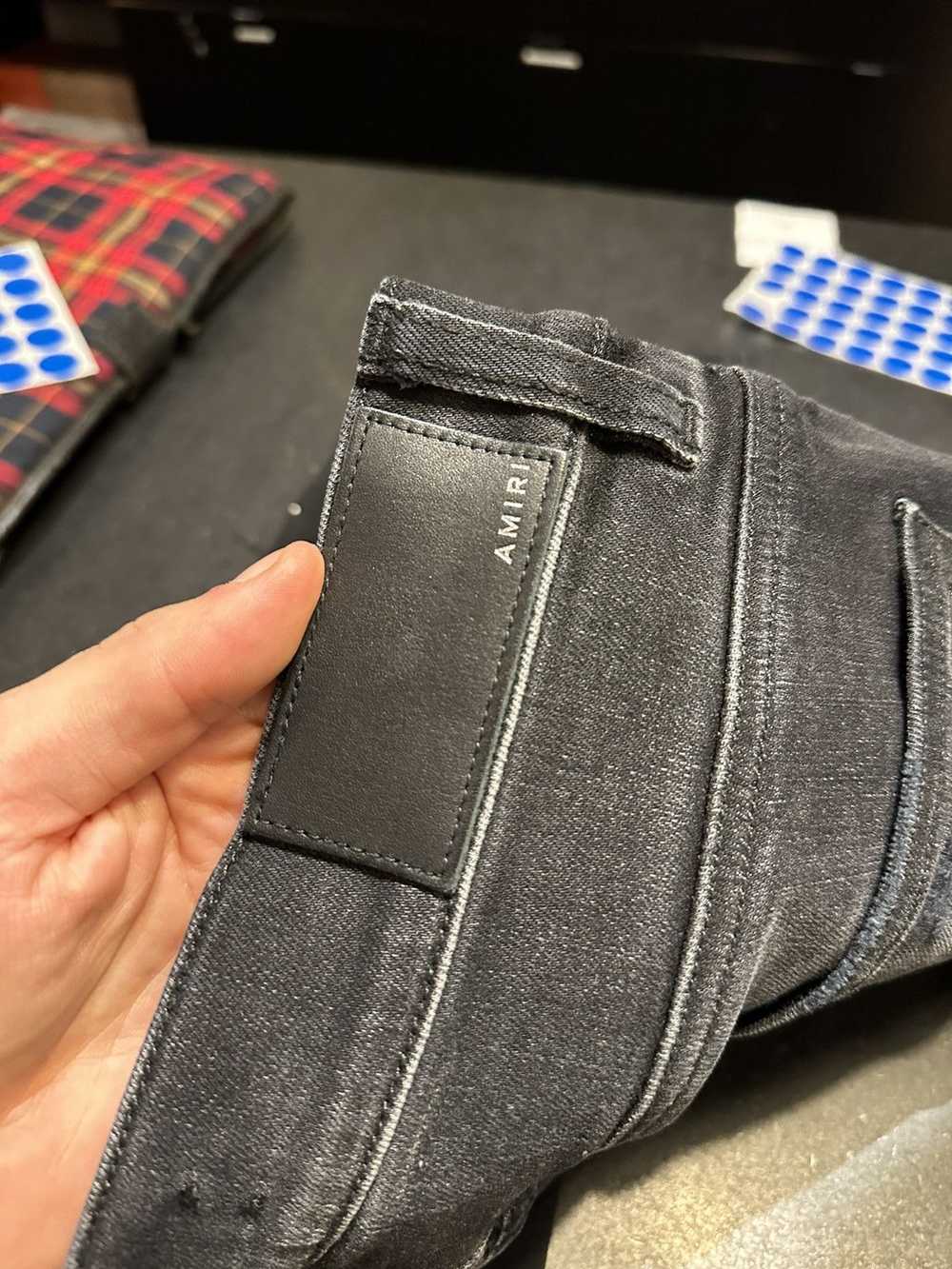 Amiri Amiri MX1 Flannel patch denim - image 9