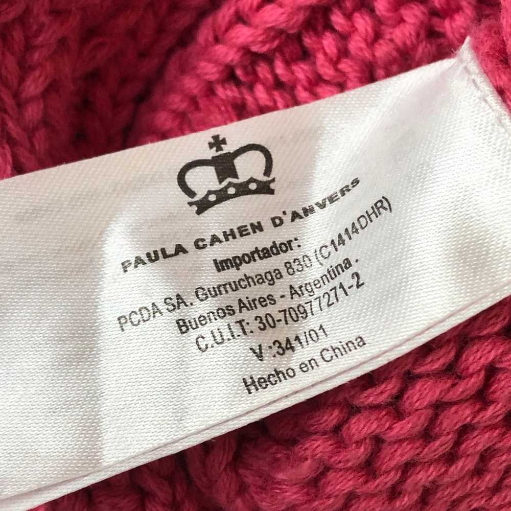 Paula Cahen D'anvers Argentina Pink Cable Knit Lo… - image 10