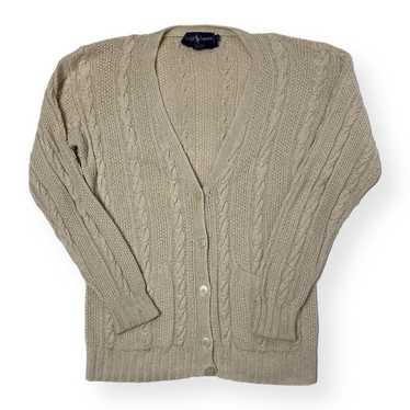 vintage 90s ralph lauren polo cardigan sweater - image 1