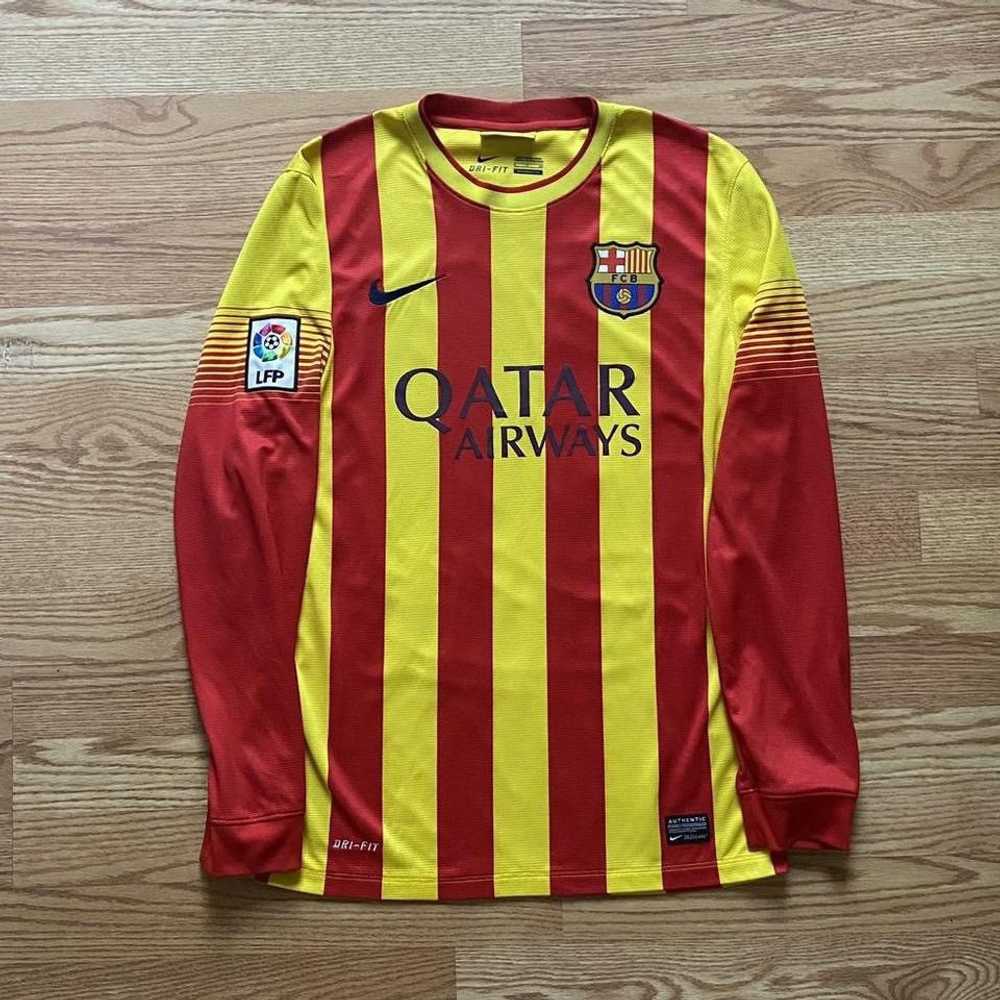 Nike FC Barcelona Messi 2013 14 away longsleeve L… - image 2