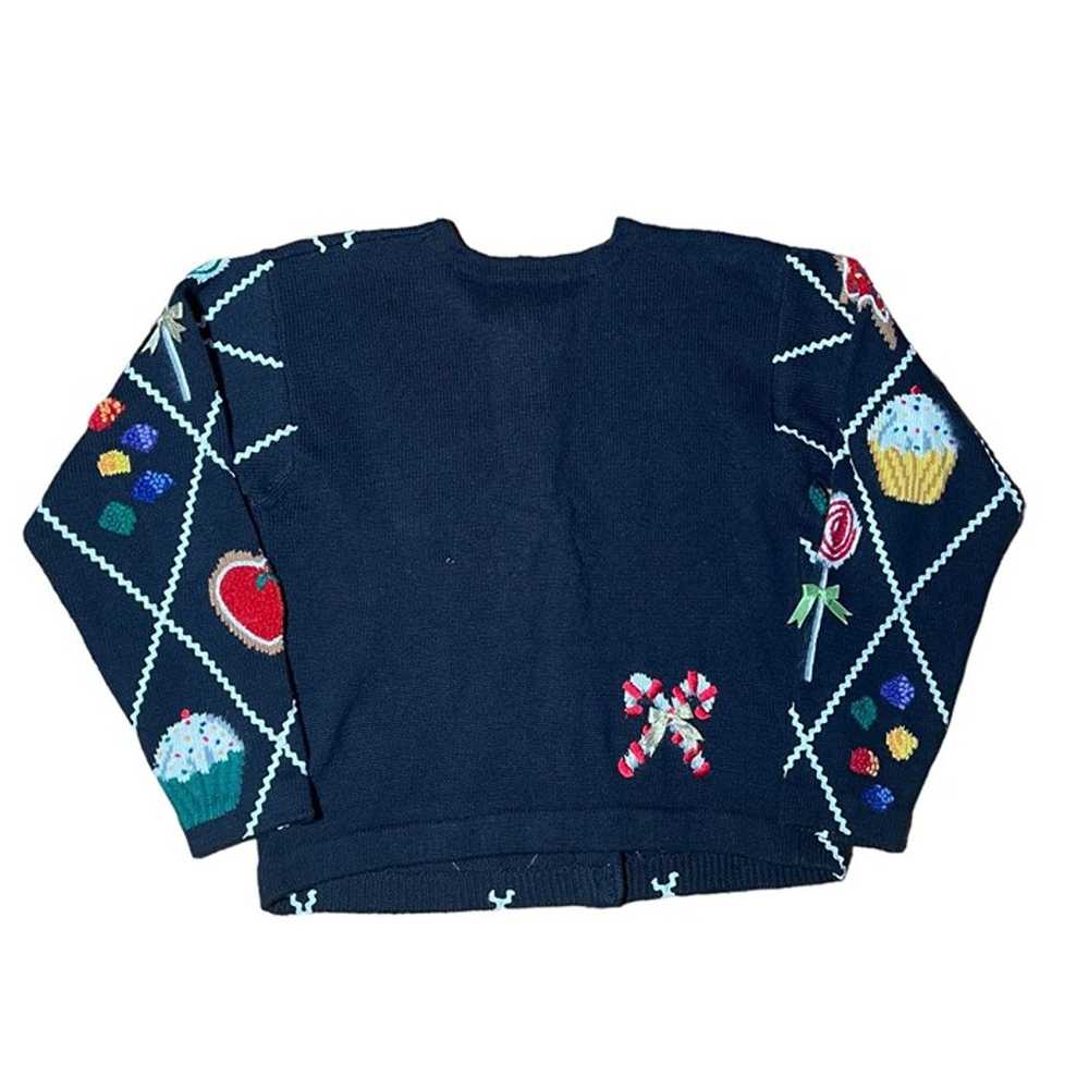 VTG Marisa Christina Christmas Cardigan Sweater - image 2