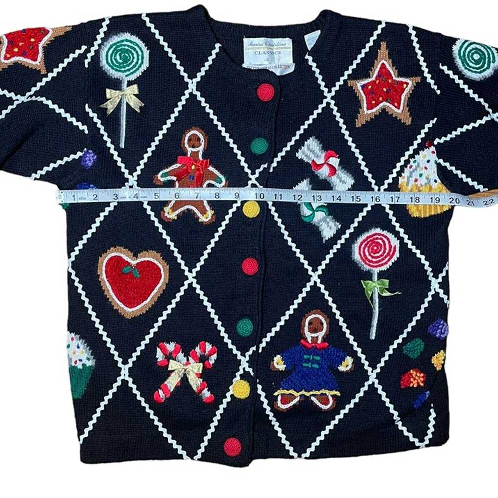 VTG Marisa Christina Christmas Cardigan Sweater - image 4