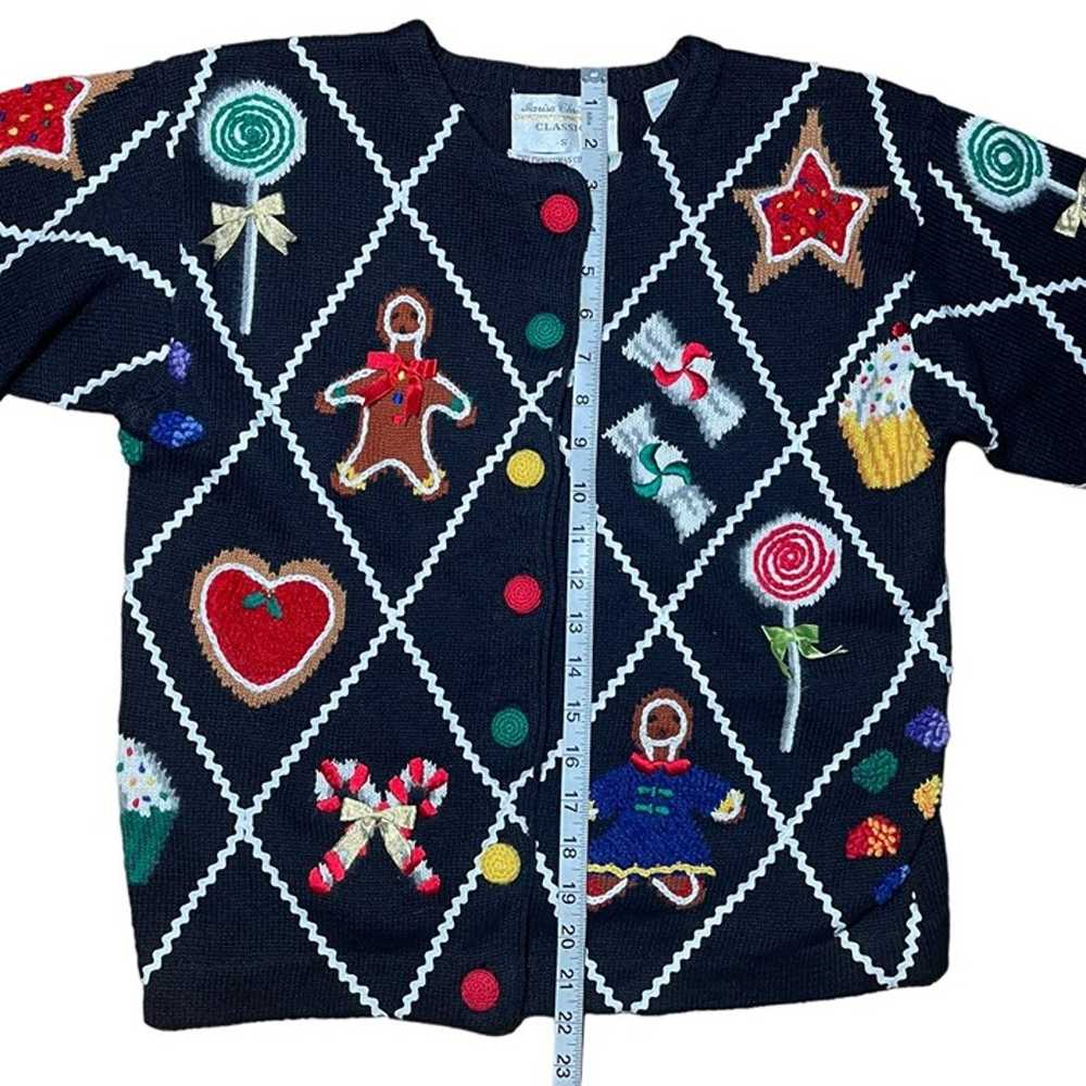 VTG Marisa Christina Christmas Cardigan Sweater - image 5