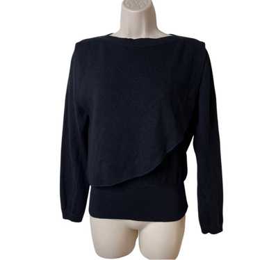 Vintage Sonia Rykiel Knit black 100% wool sweater… - image 1