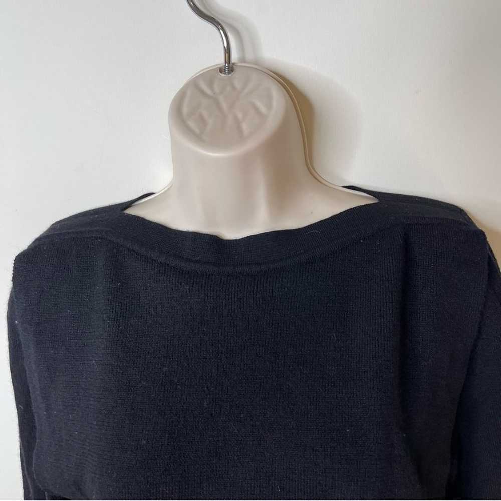 Vintage Sonia Rykiel Knit black 100% wool sweater… - image 3