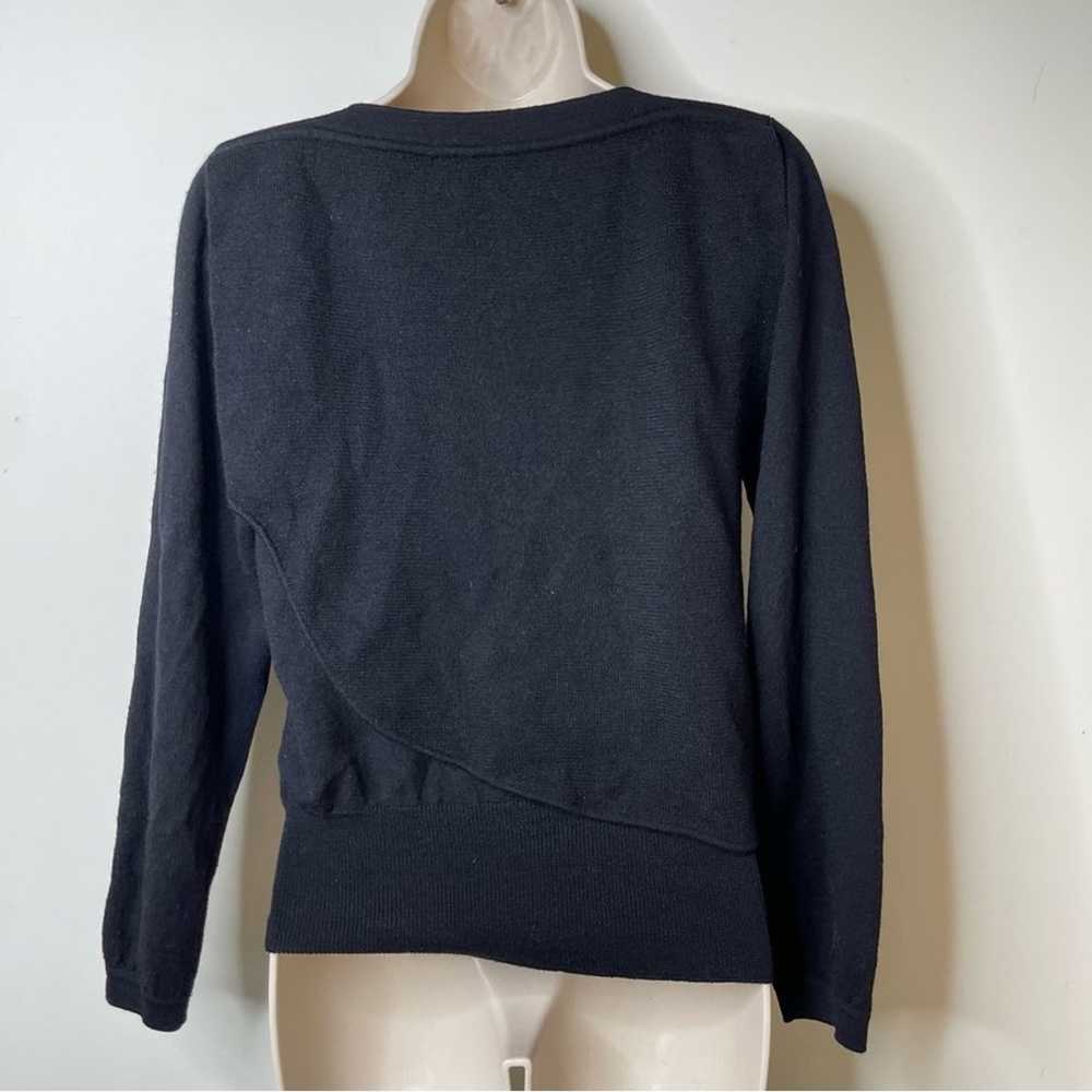 Vintage Sonia Rykiel Knit black 100% wool sweater… - image 7