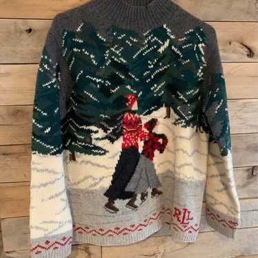 Ralph lauren hant knit vintage sweater - image 1