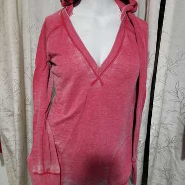 Vintage v neck Hang ten hoodie - image 1