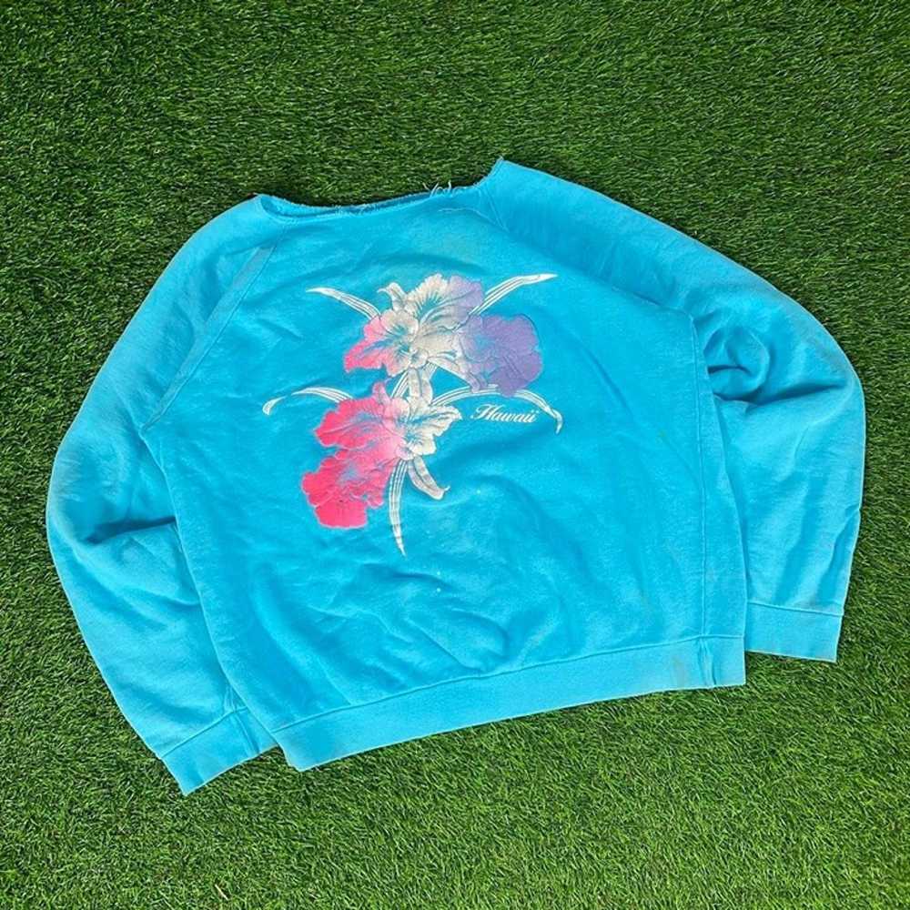 Vintage VTG 80’s Hawaii Boxy Sweatshirt - image 2