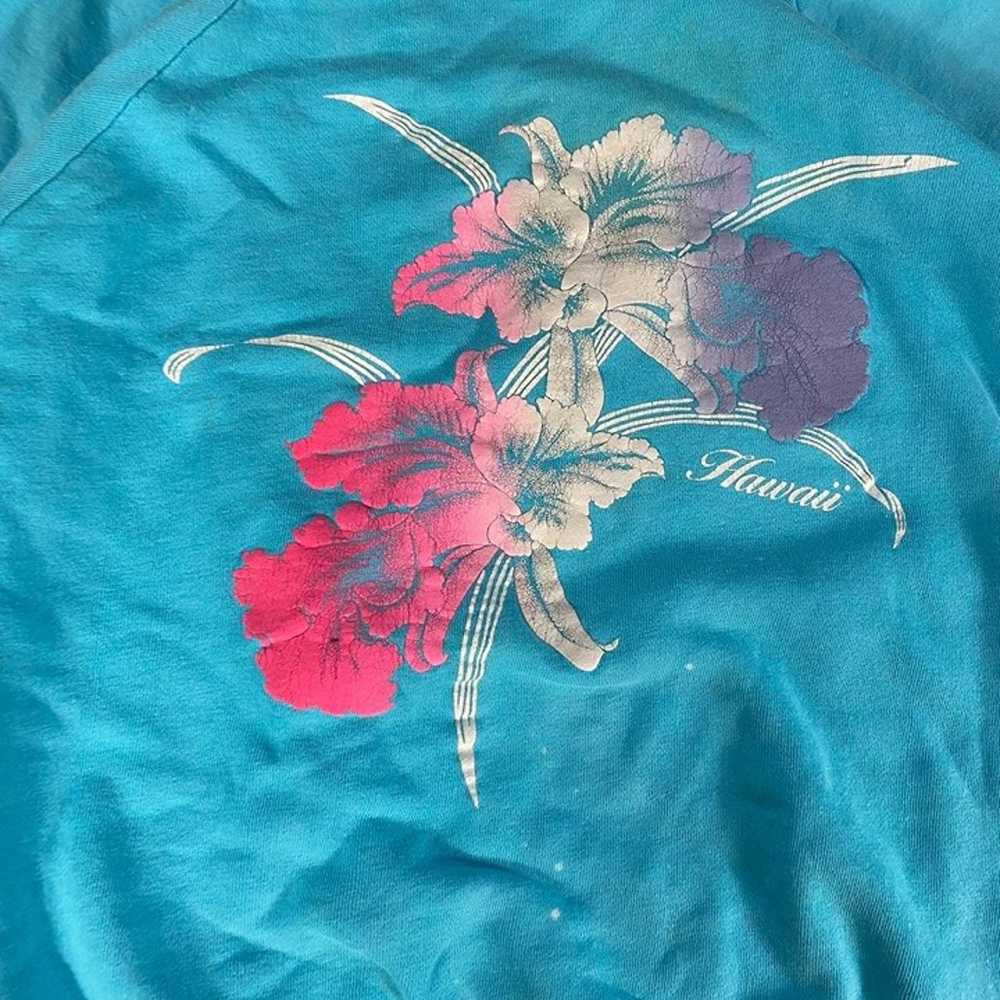 Vintage VTG 80’s Hawaii Boxy Sweatshirt - image 3