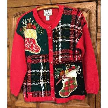 Vtg 97 Heirloom Collectibles Christmas Sweater Mu… - image 1