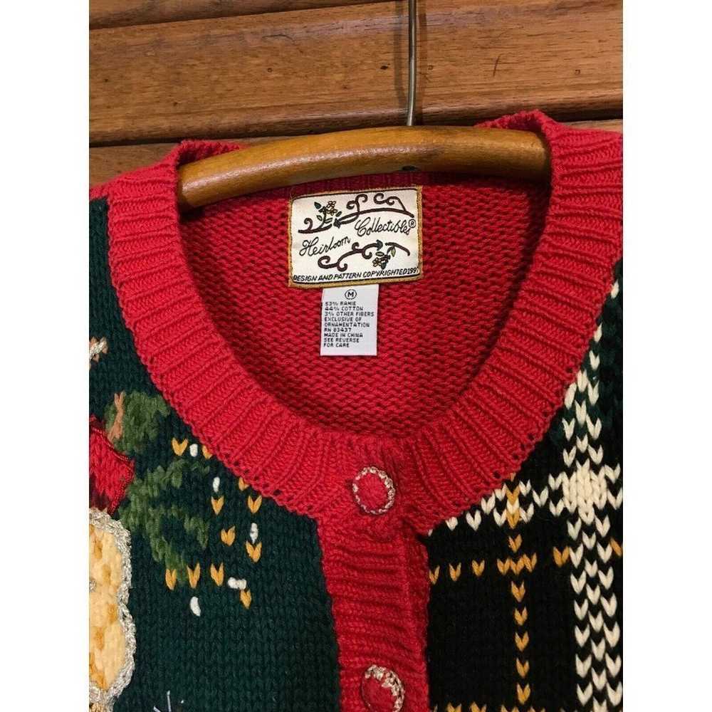 Vtg 97 Heirloom Collectibles Christmas Sweater Mu… - image 3