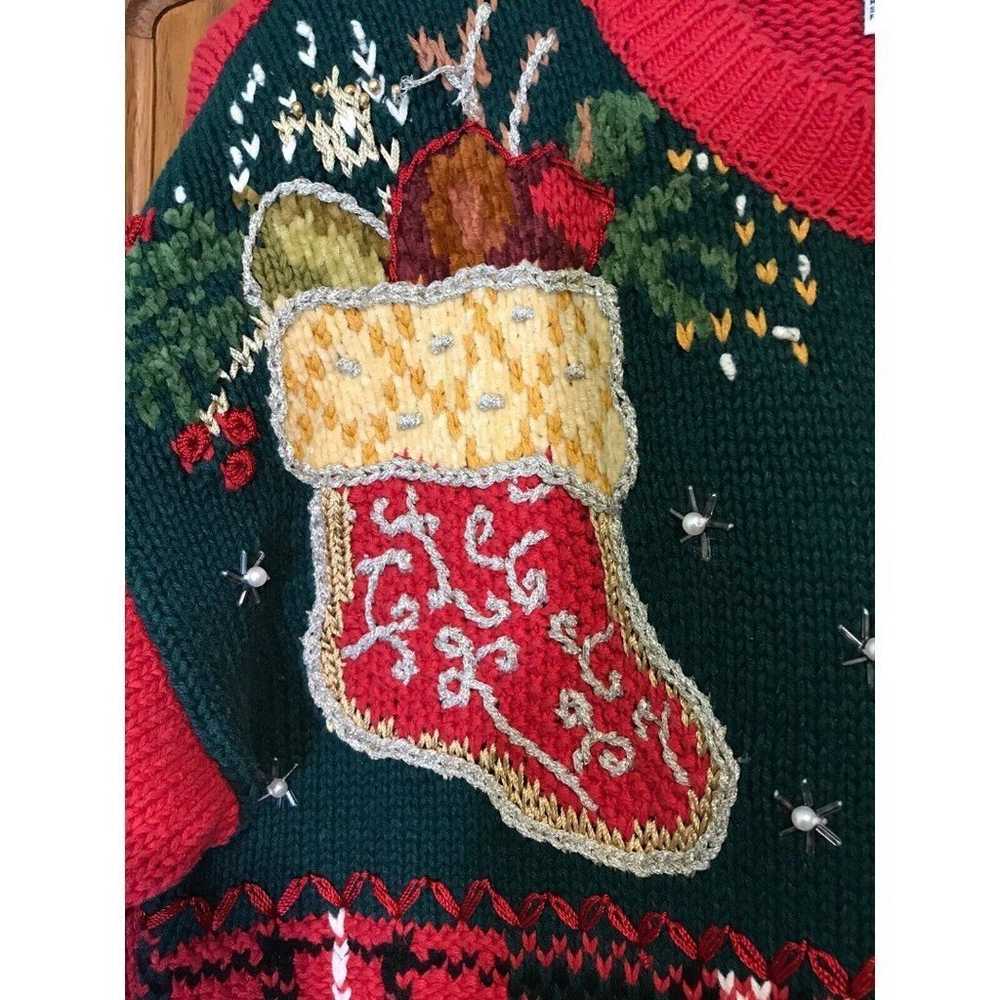 Vtg 97 Heirloom Collectibles Christmas Sweater Mu… - image 5