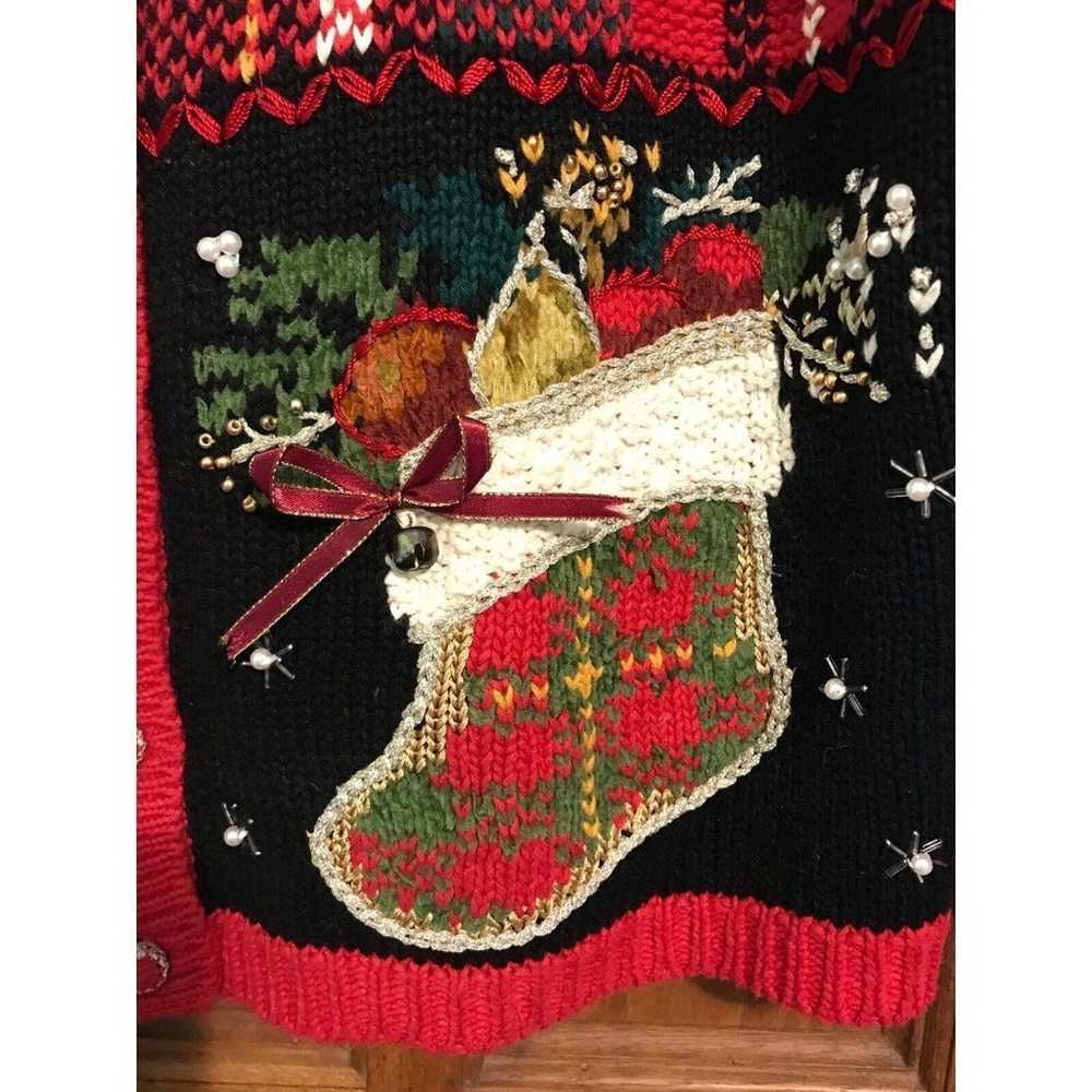 Vtg 97 Heirloom Collectibles Christmas Sweater Mu… - image 6