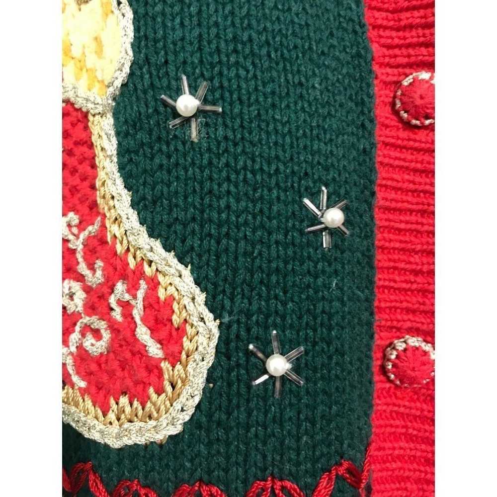 Vtg 97 Heirloom Collectibles Christmas Sweater Mu… - image 9