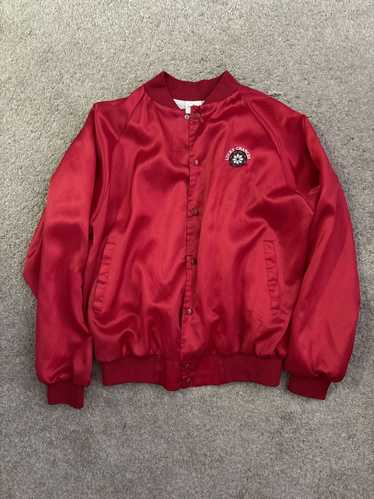 Vintage Red Letterman/Coach Jacket