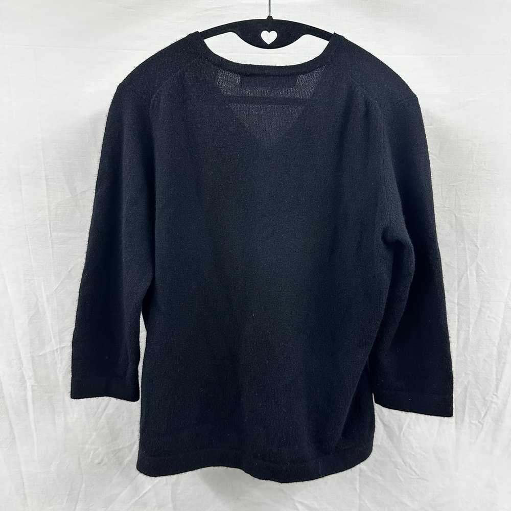 Valerie Stevens Sweater Two Ply 100% Cashmere Vin… - image 10