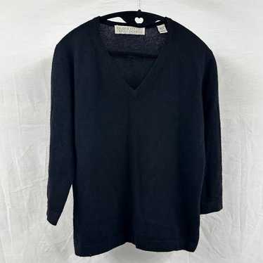 Valerie Stevens Sweater Two Ply 100% Cashmere Vin… - image 1