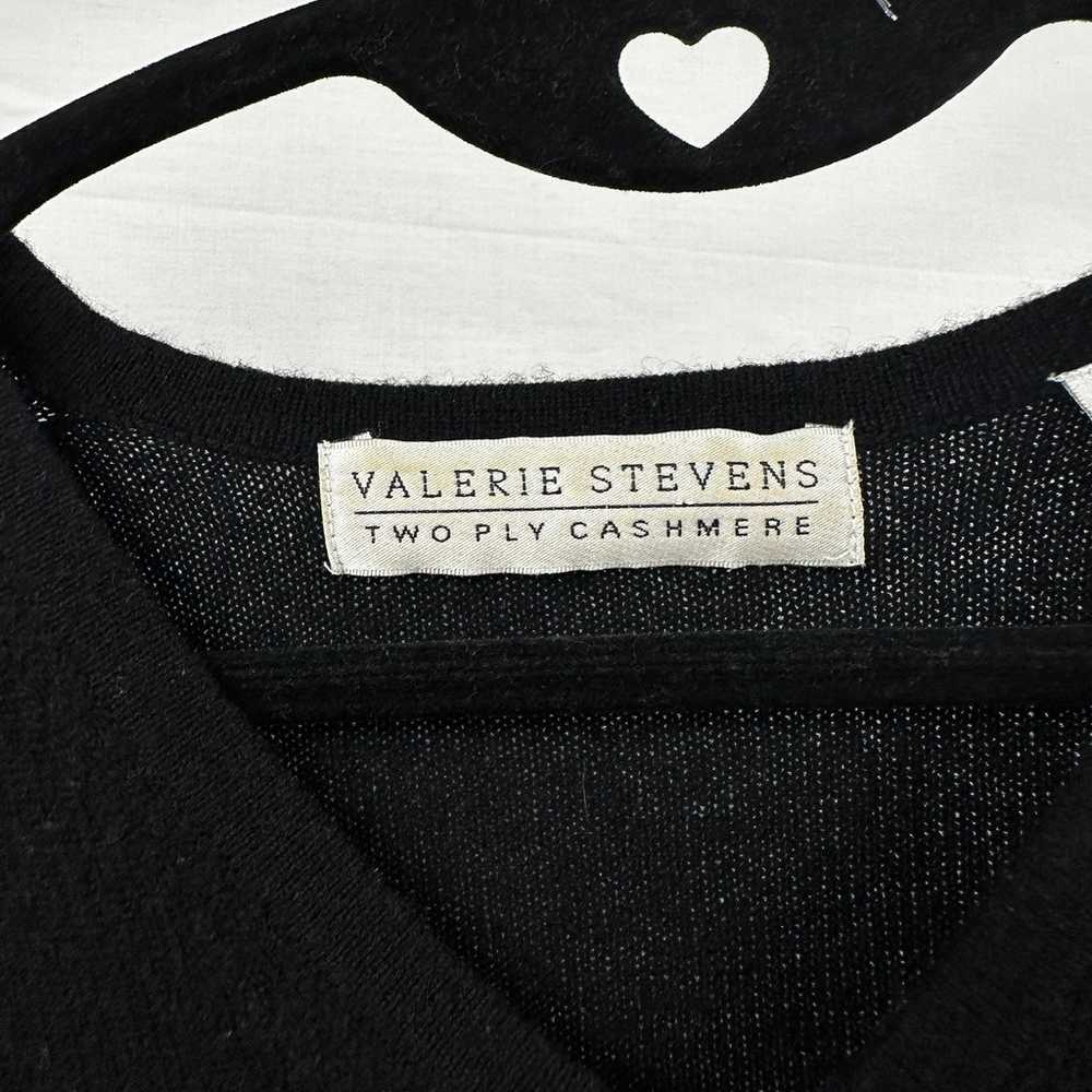 Valerie Stevens Sweater Two Ply 100% Cashmere Vin… - image 8