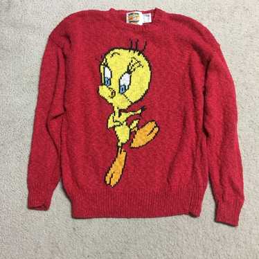 Vintage Looney Tunes Sweater tweety - image 1