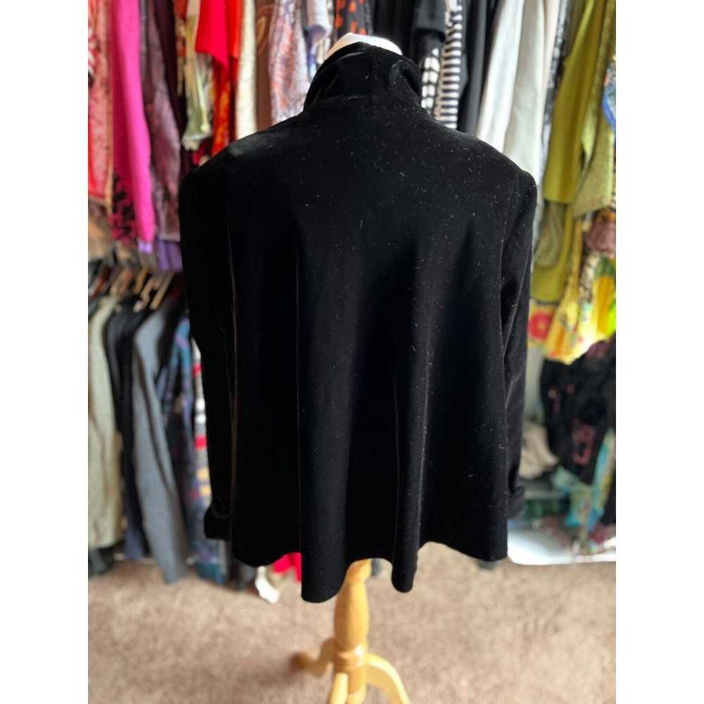 Vintage Scott McClintock Womens Med Black Velvet … - image 2