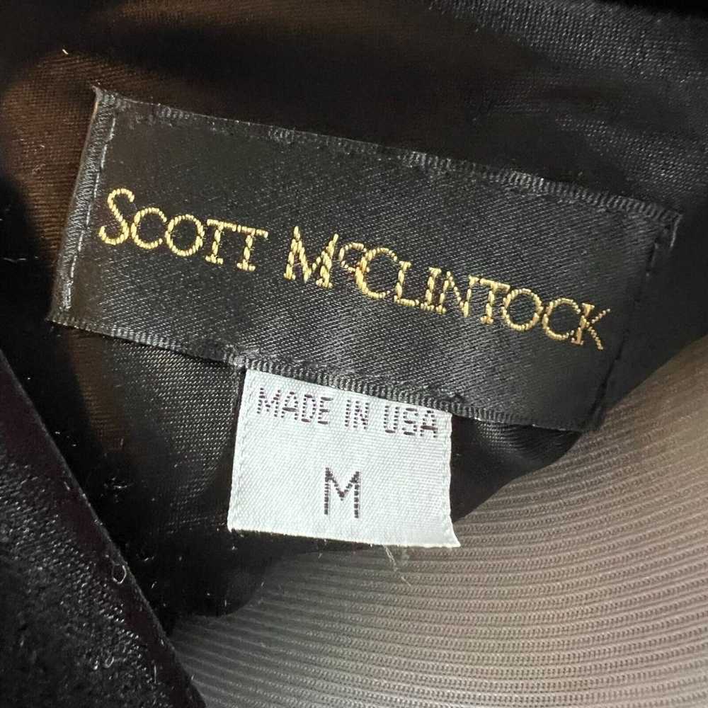 Vintage Scott McClintock Womens Med Black Velvet … - image 4