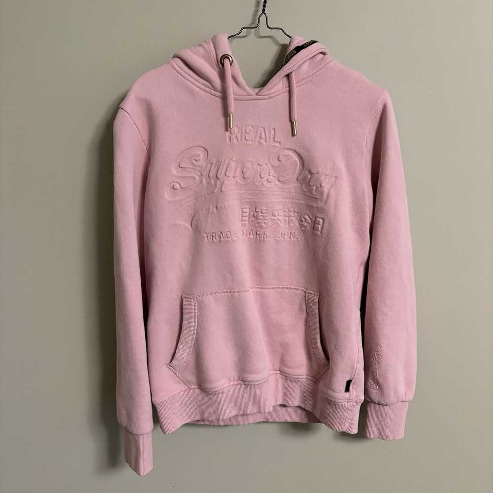 Superdry Women's Vintage Logo PINK Embossed Graph… - image 1