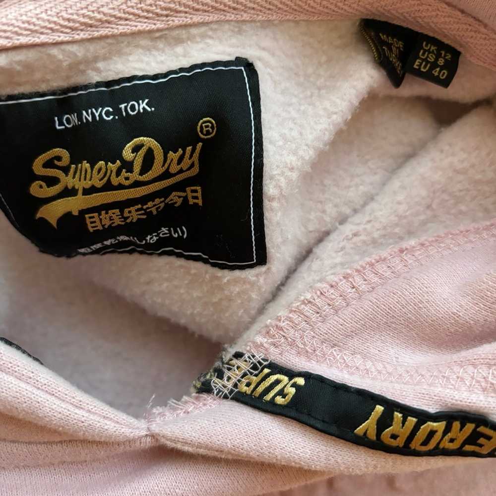 Superdry Women's Vintage Logo PINK Embossed Graph… - image 5