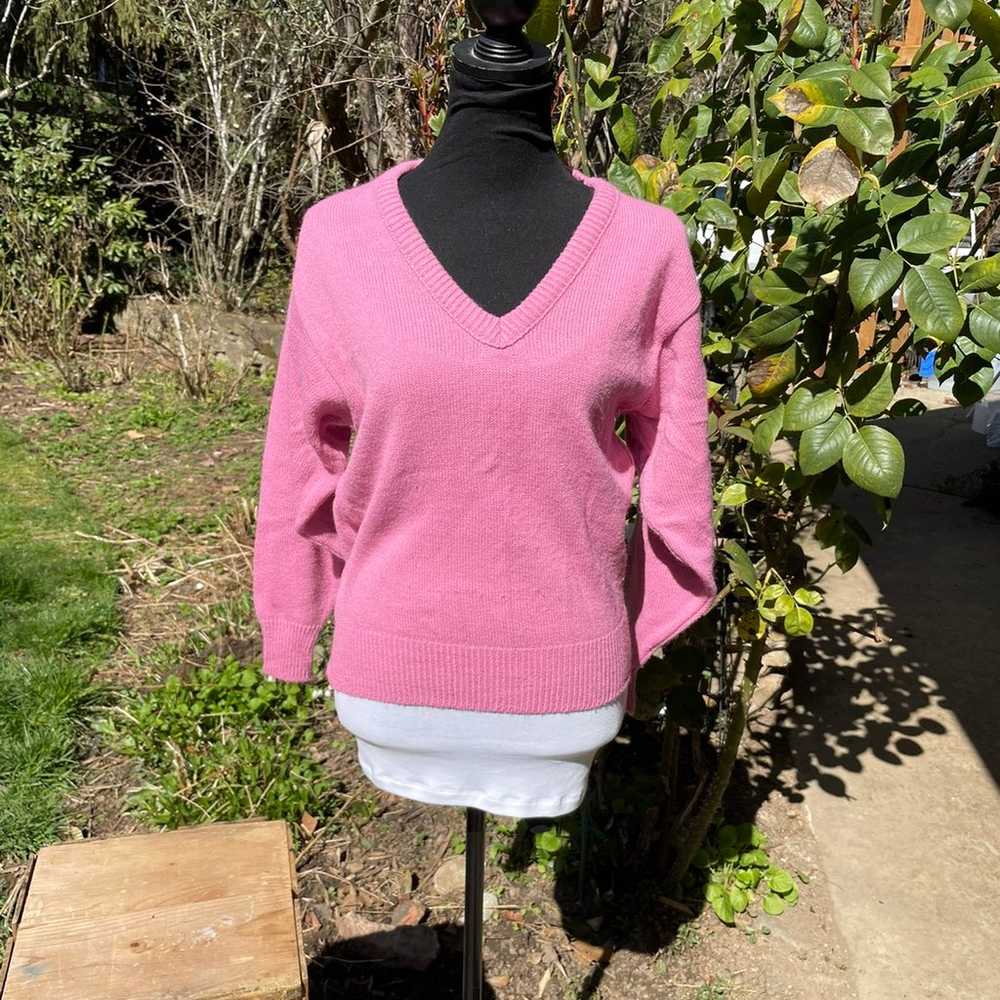 Vtg v-neck sweater - image 1