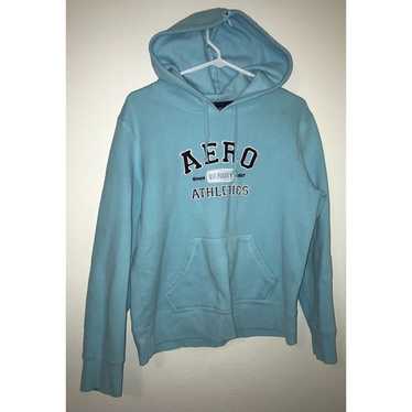 Aeropostale Pullover Hoodie Women Medium Aqua Aer… - image 1