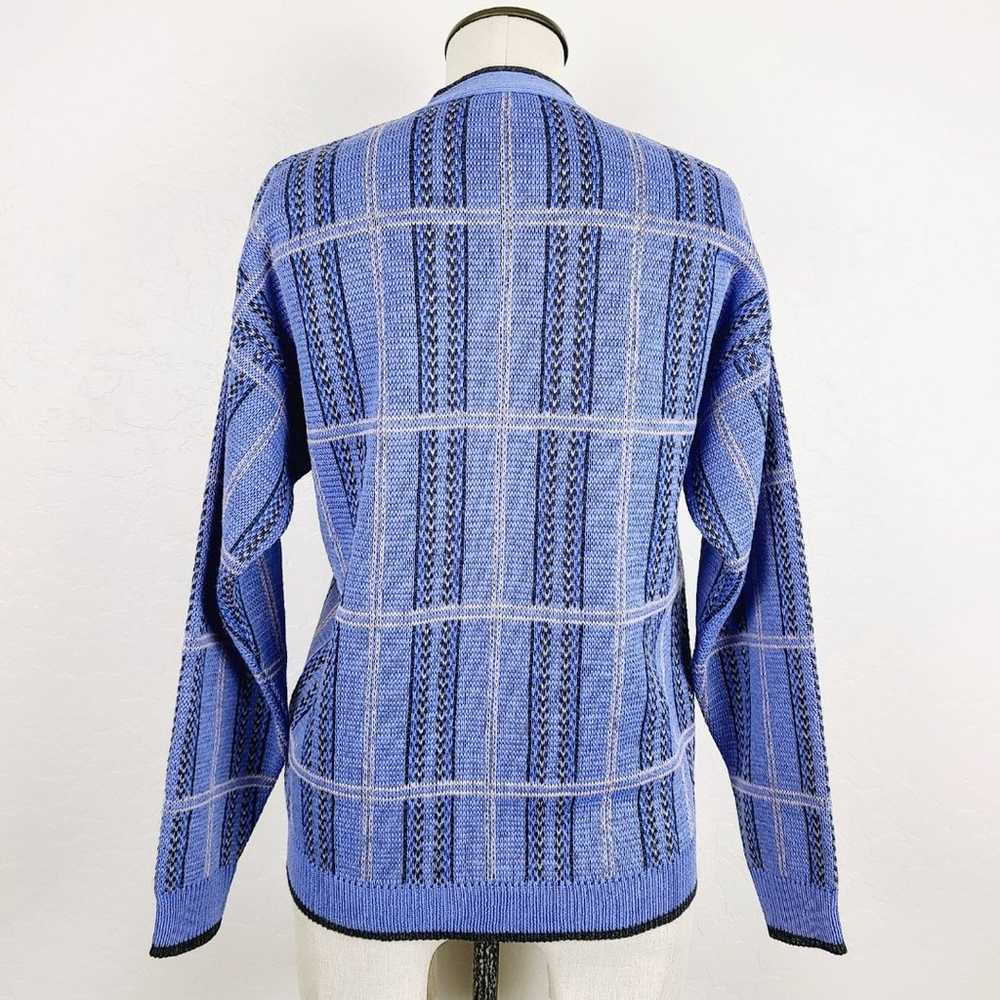 Vintage Pendleton Cardigan Sweater M Petite Blue … - image 3