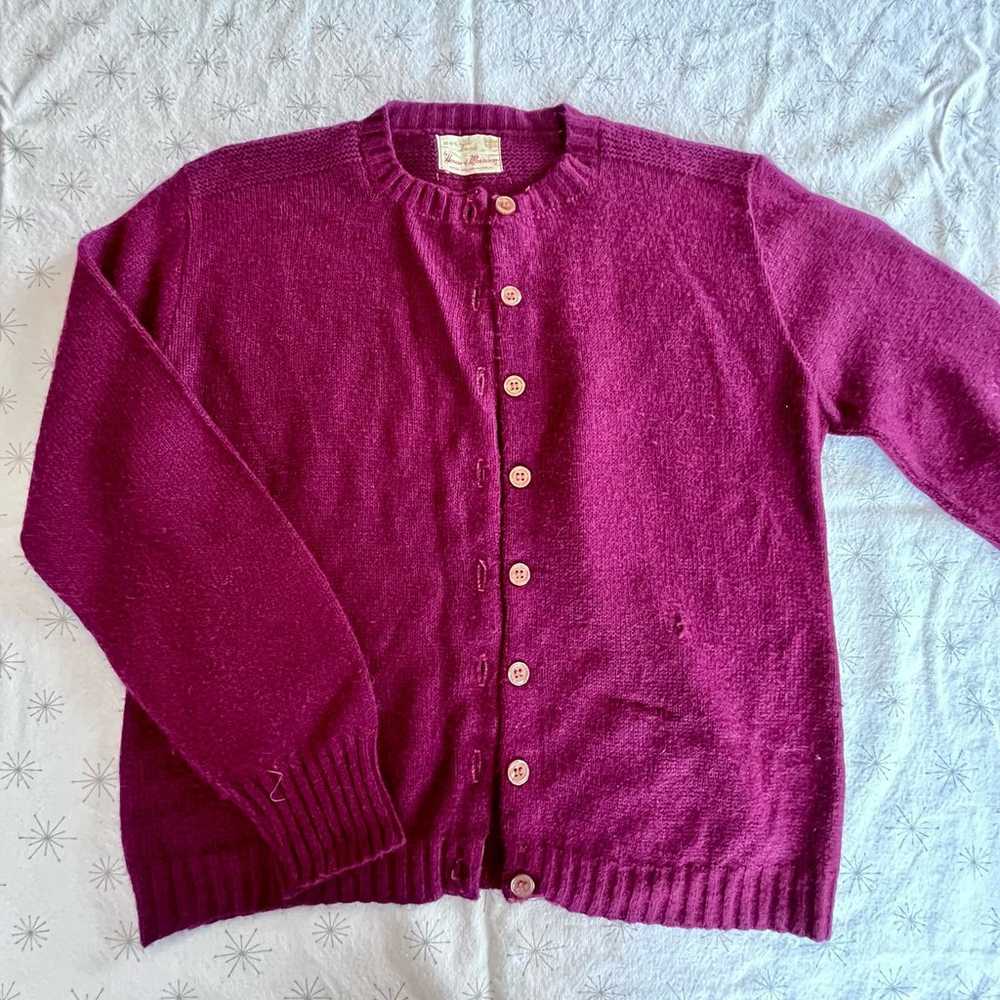 Vintage 60s Bonnie Lane Cardigan - image 1