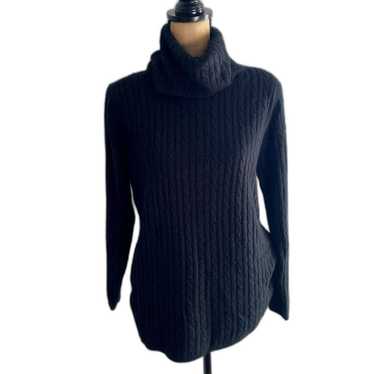 Vintage Susan Graver Style Turtleneck Sweater Cab… - image 1