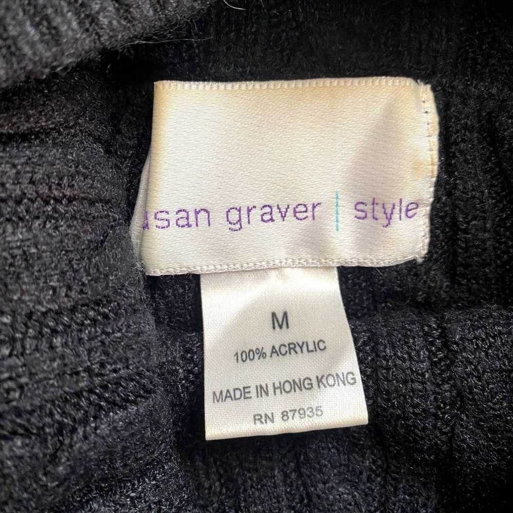 Vintage Susan Graver Style Turtleneck Sweater Cab… - image 3