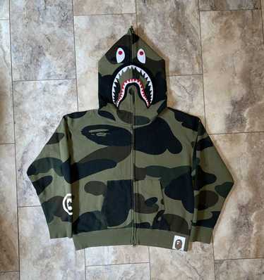 Bape BAPE GIANT 1ST CAMO SHARK LOOSE FIT FULL ZIP 