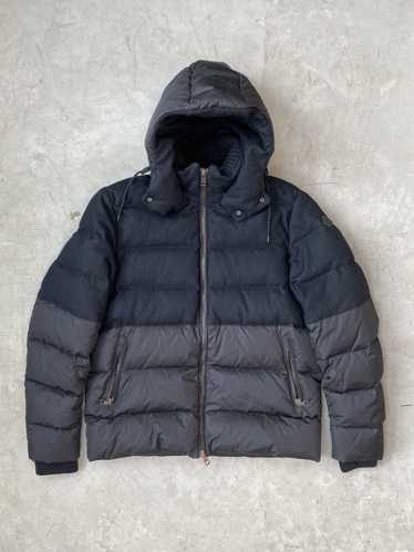 Moncler Moncler Tonal Wool & Nylon Quilted Down Ja