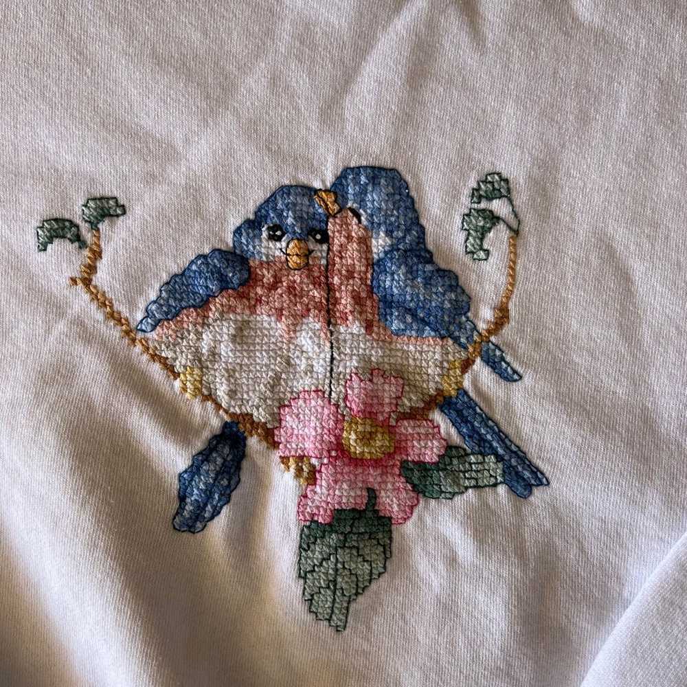 Vintage Lovebirds Crewneck - image 2