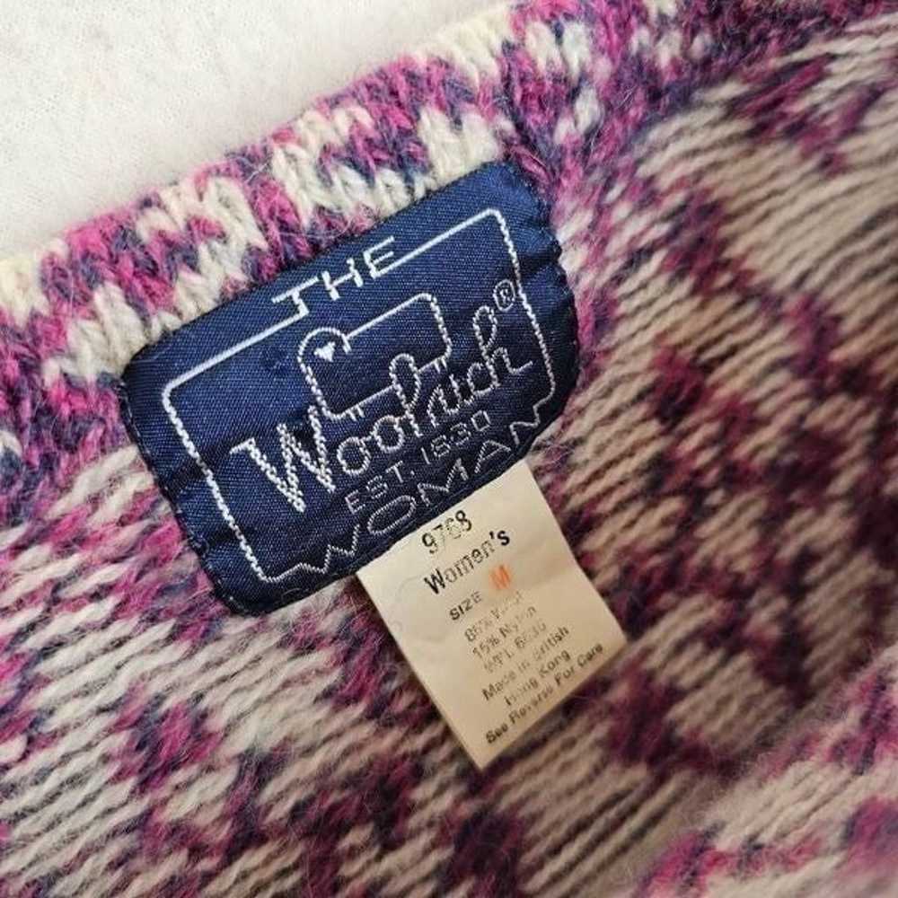 Vintage Woolrich Women's Crewneck Sweater Purple … - image 4