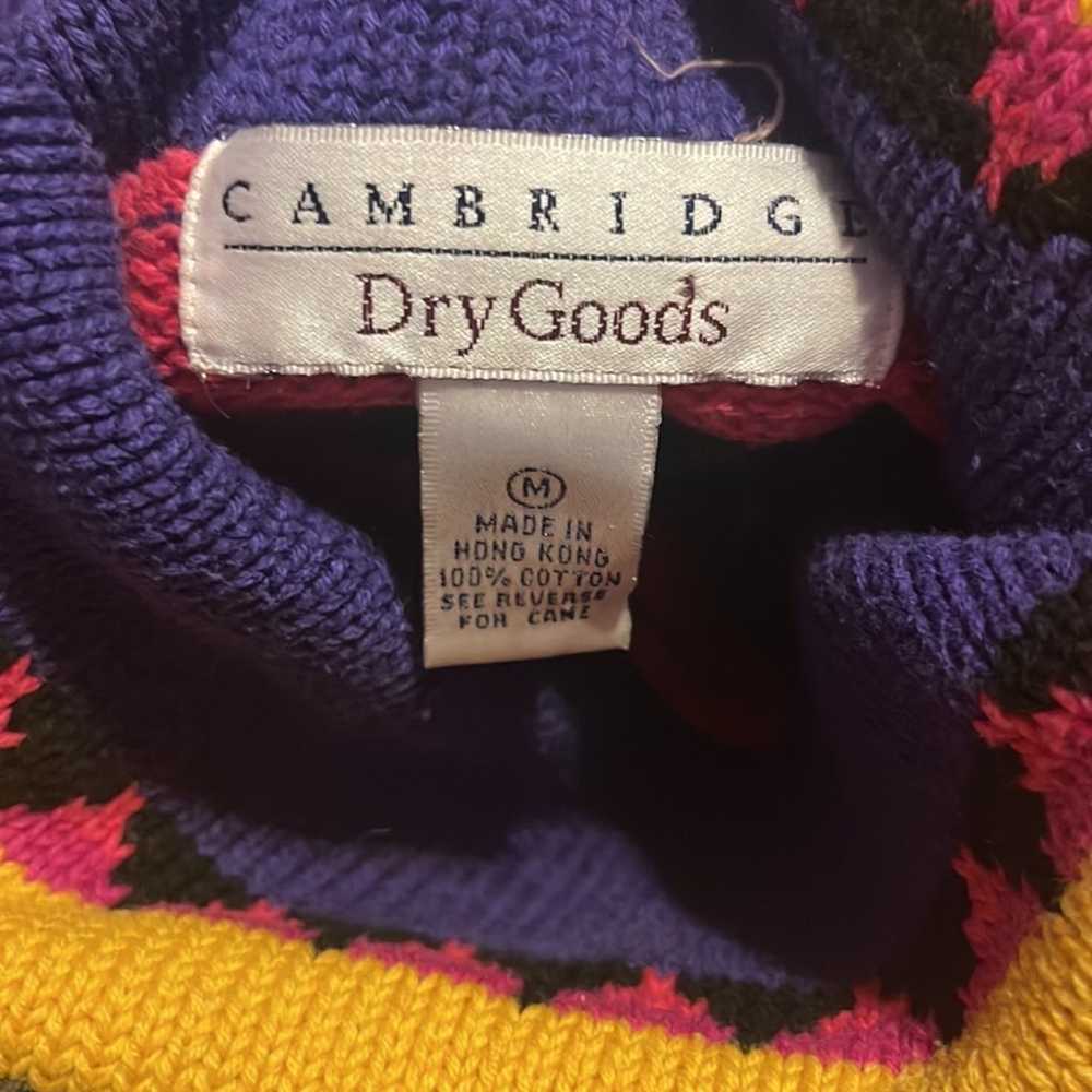 Vintage retro trendy colorful Cambridge dry goods - image 5