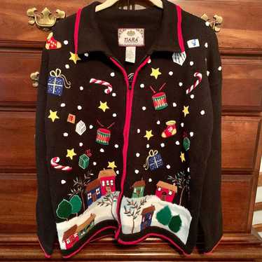 Tiara VTG International Christmas Cardigan/sweater