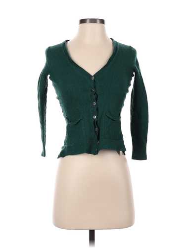 J.Crew Women Green Wool Cardigan XXS