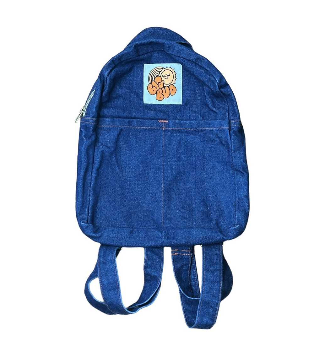 Other Big Bud Press Mini Backpack Denim & Orange … - image 1