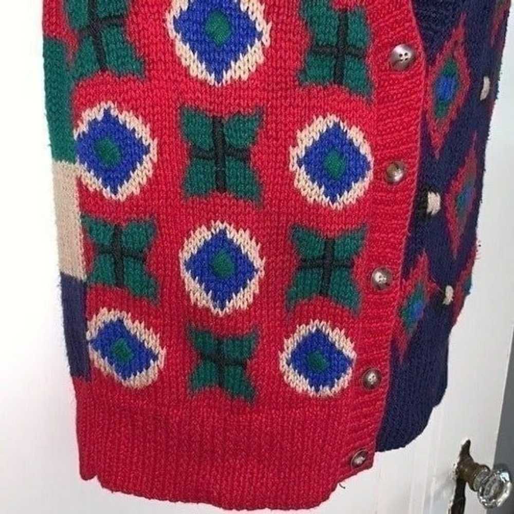 Vtg 90s Robert Scott sweater vest - image 4