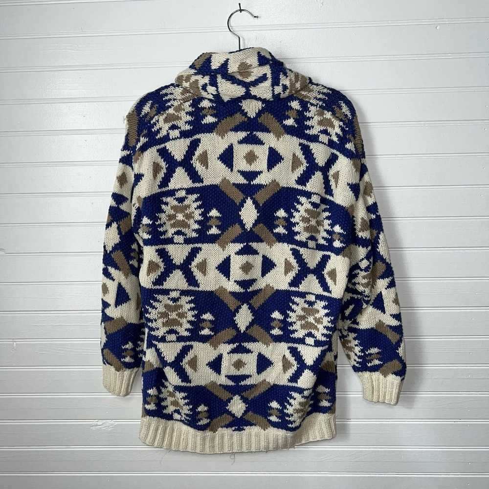 VINTAGE 90s Cambridge Medium Aztec Native Southwe… - image 3