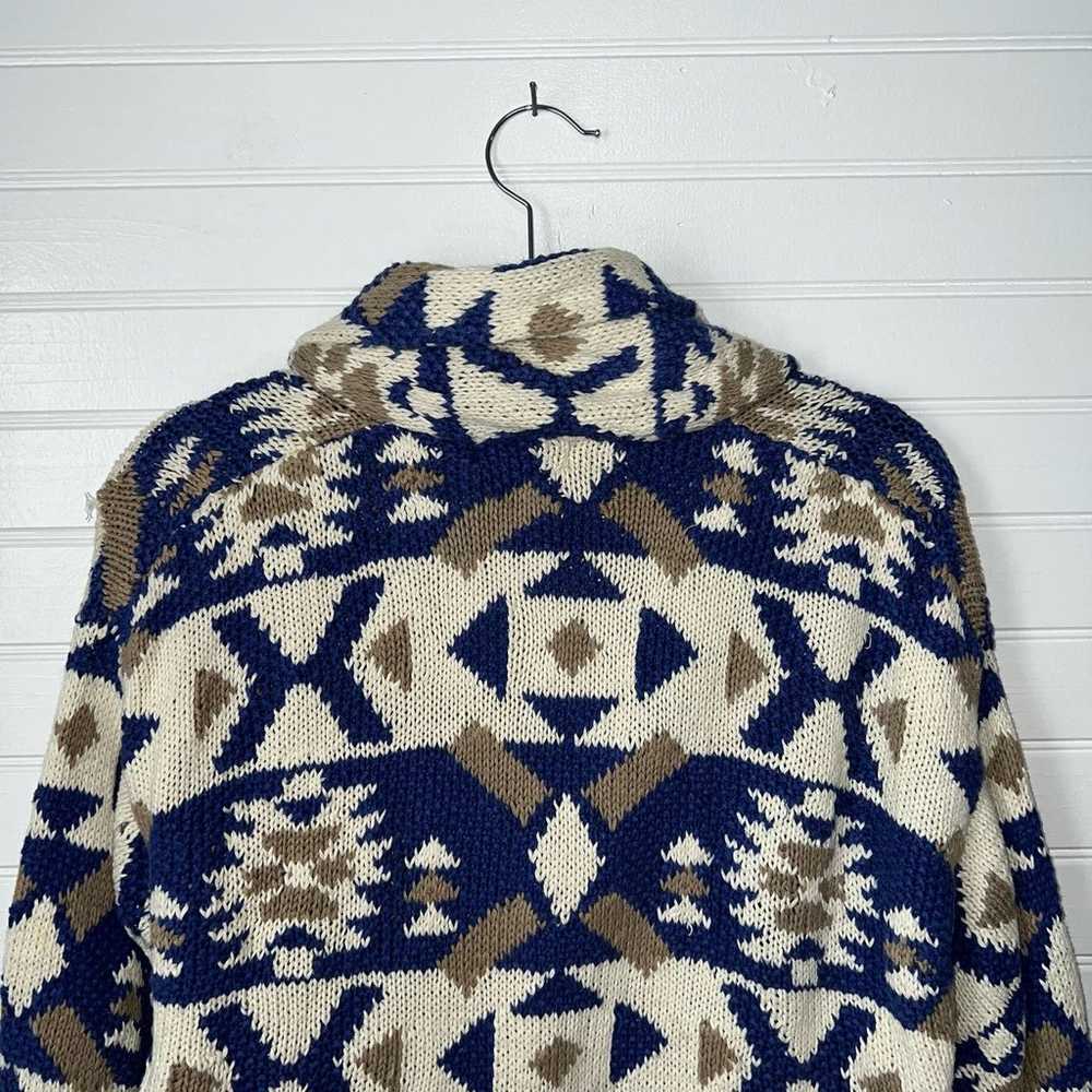 VINTAGE 90s Cambridge Medium Aztec Native Southwe… - image 4