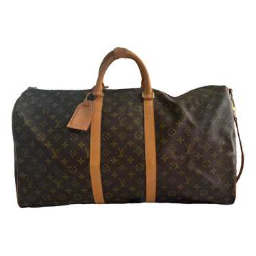 Louis Vuitton Keepall leather travel bag - image 1