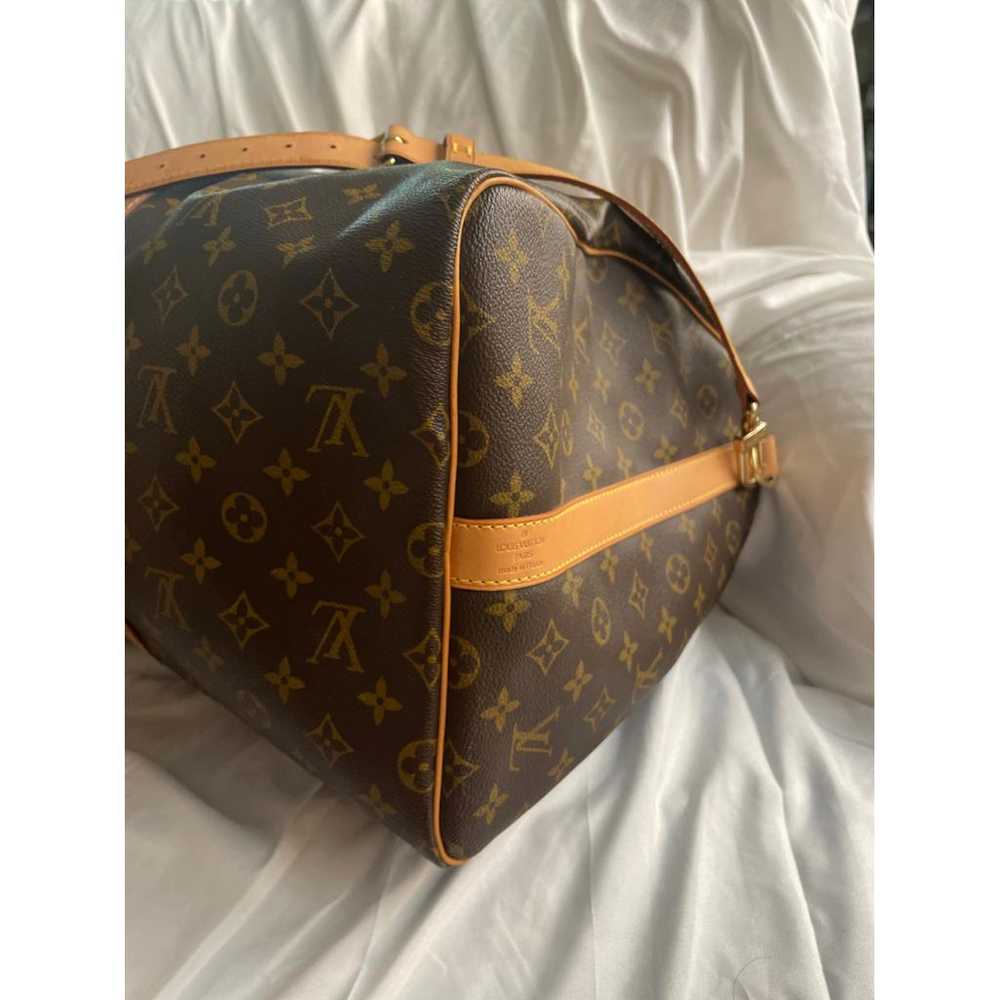 Louis Vuitton Keepall leather travel bag - image 4