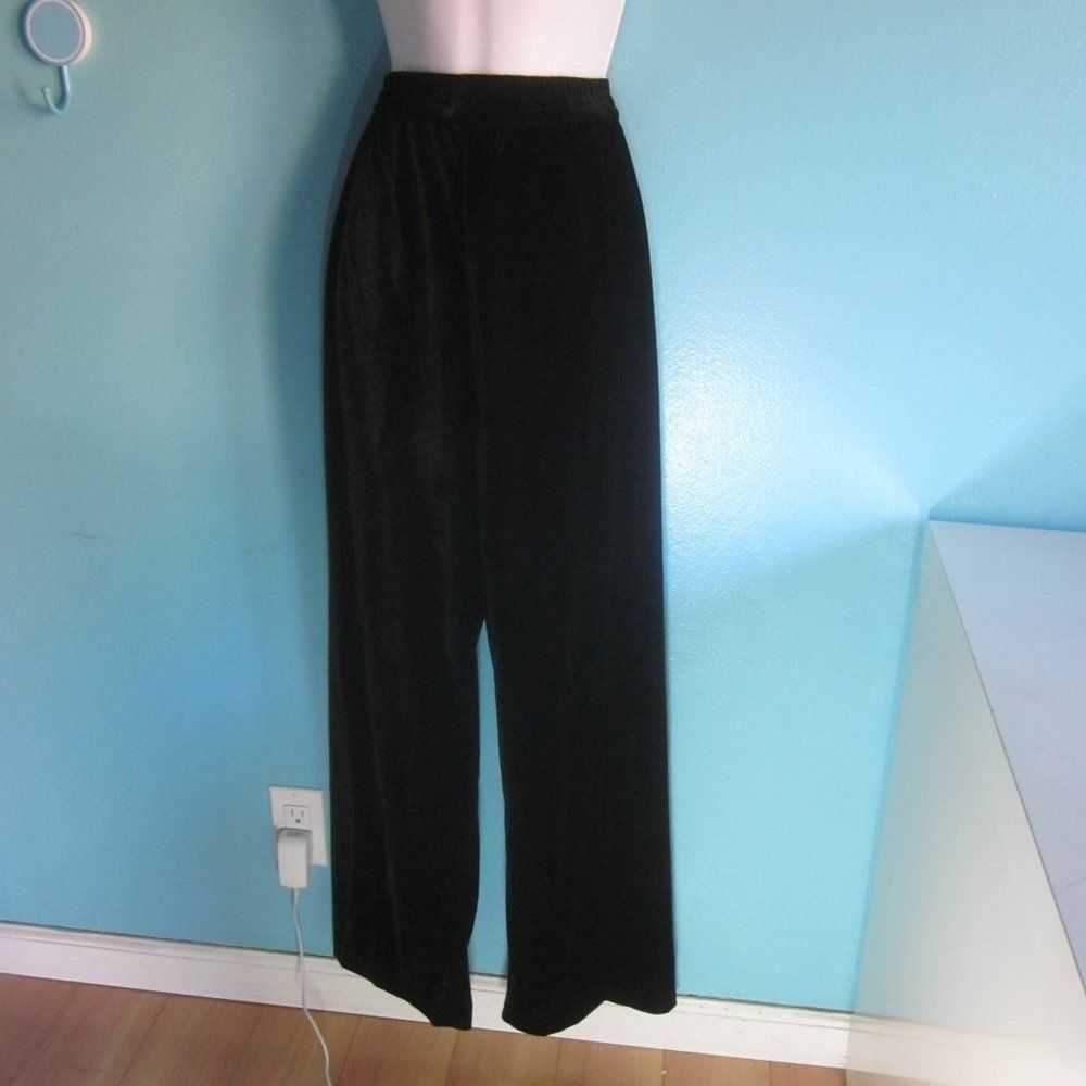 Vintage Selene Pull On Velvety Pants L - image 10